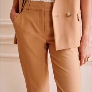 Sezane Gustavo Trousers Sz 36 - Camel Wool